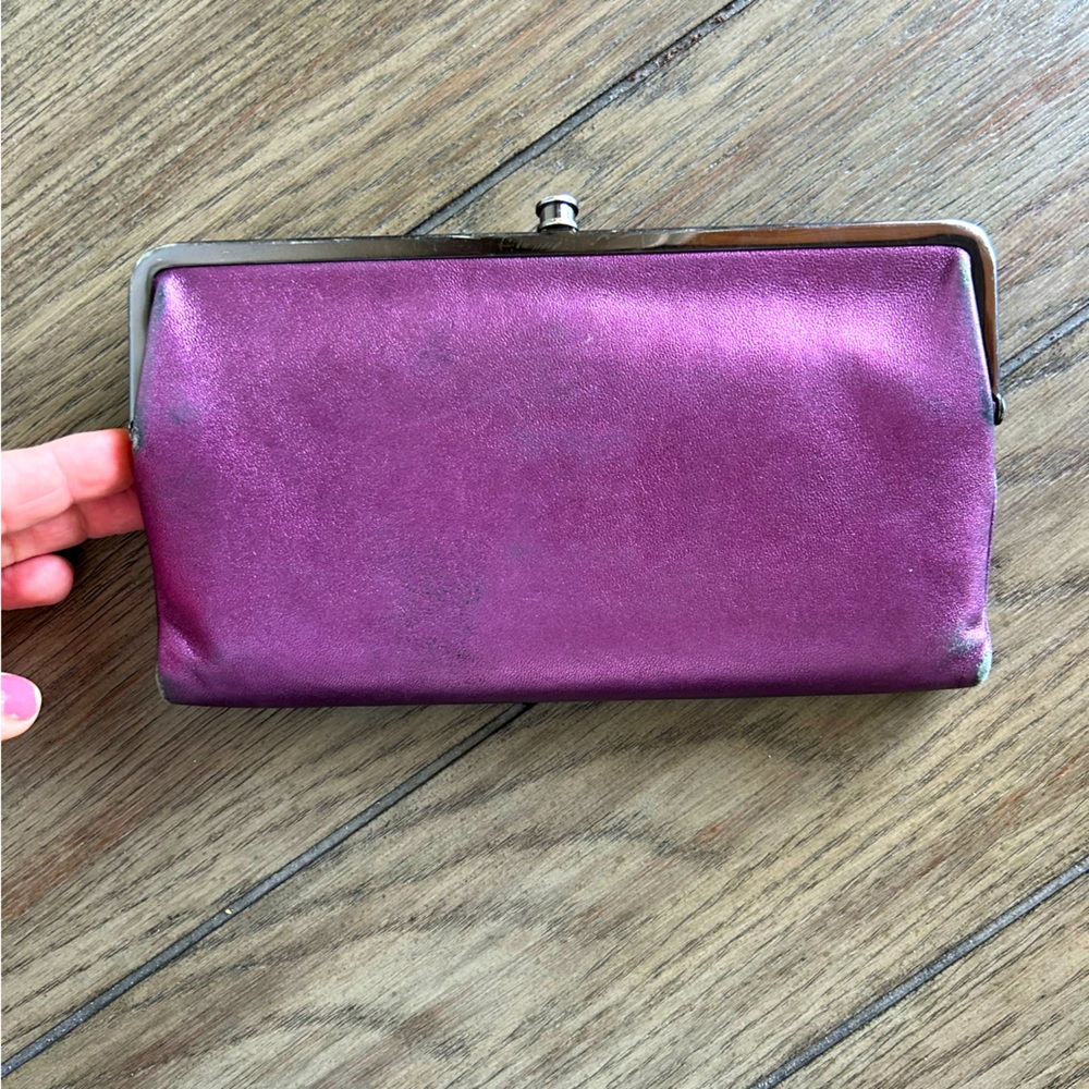 Purple Lauren Hobo Clutch-Wallet